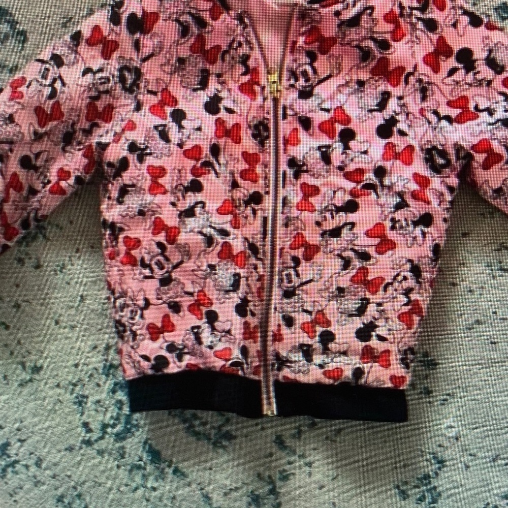 Kids Pink Cartoon Character Jacket